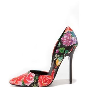 🏖-SALE Steve Madden Varcityy Floral Multi D'Orsay